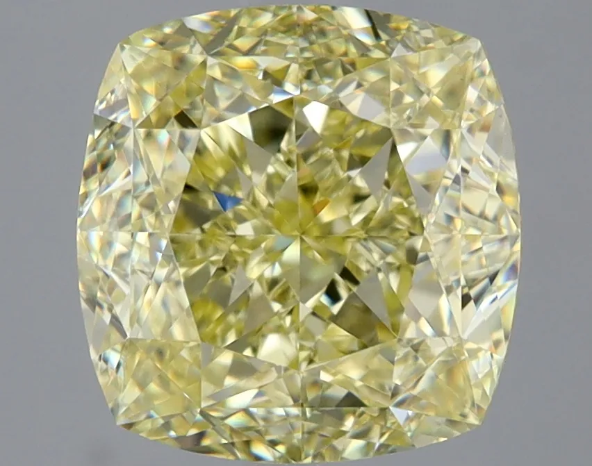 Cushion Brilliant 4.51 Yellow VS1 NON
