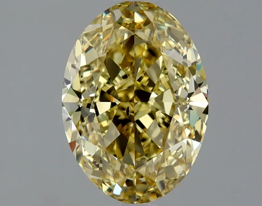 Oval 2.01 Yellow SI1 FNT