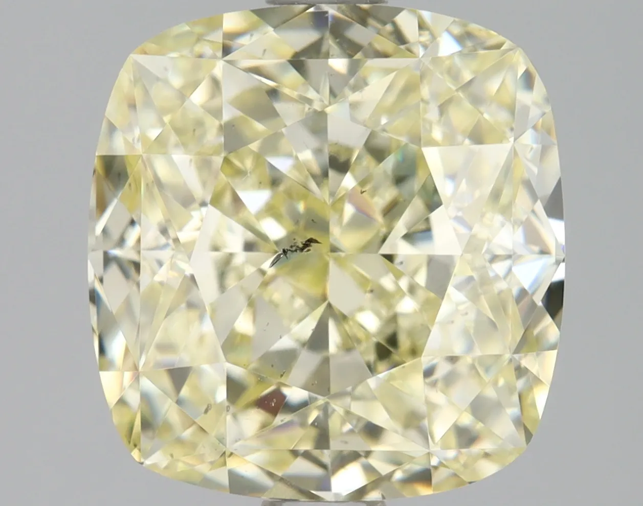 Cushion Brilliant 2.51 Yellow SI1 NON