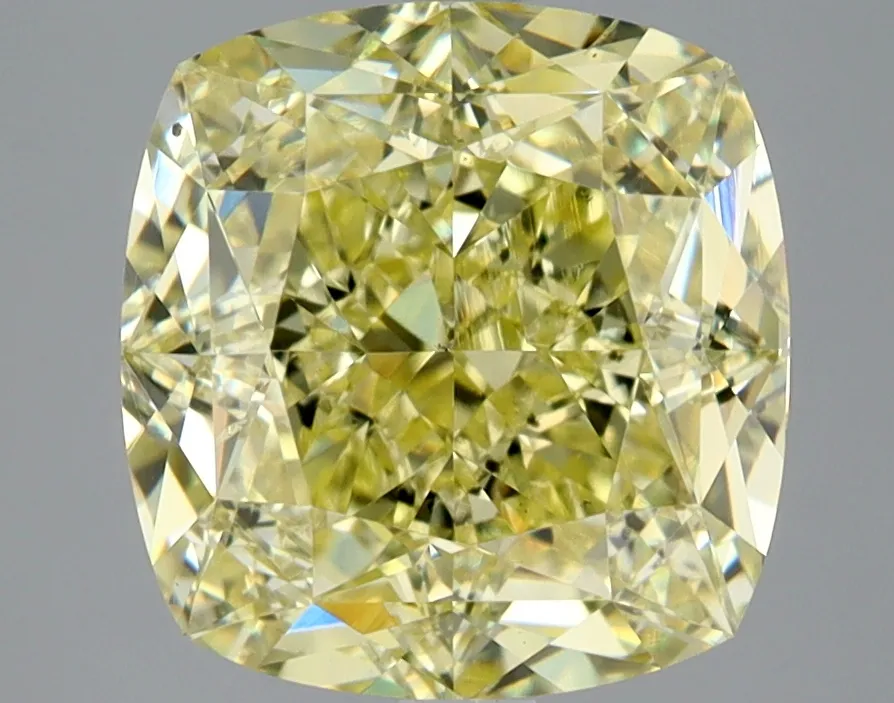 Cushion Brilliant 5.07 Yellow SI1 MED