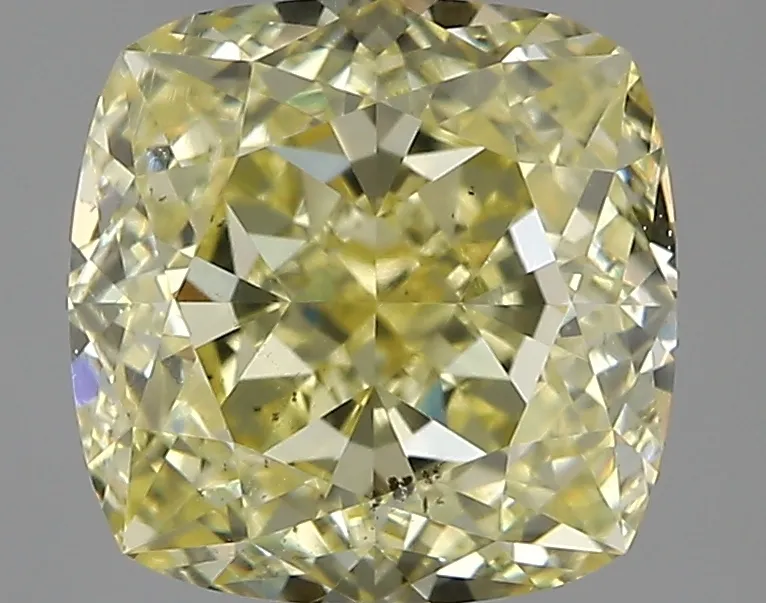 Cushion Brilliant 2 Yellow SI2 FNT