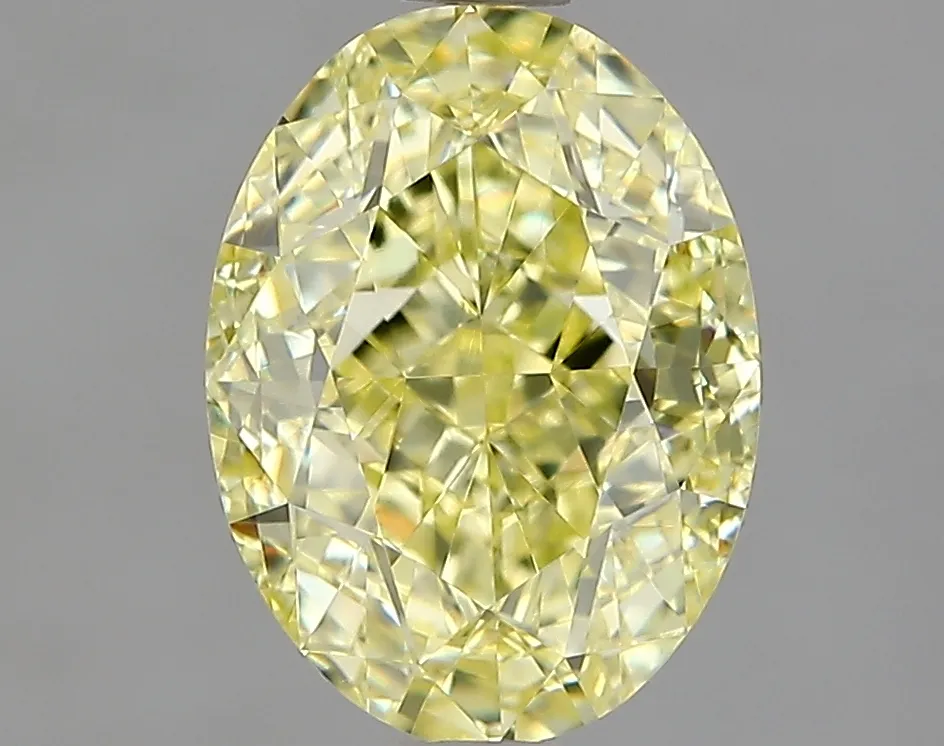 Oval 2.01 Yellow VVS1 MED
