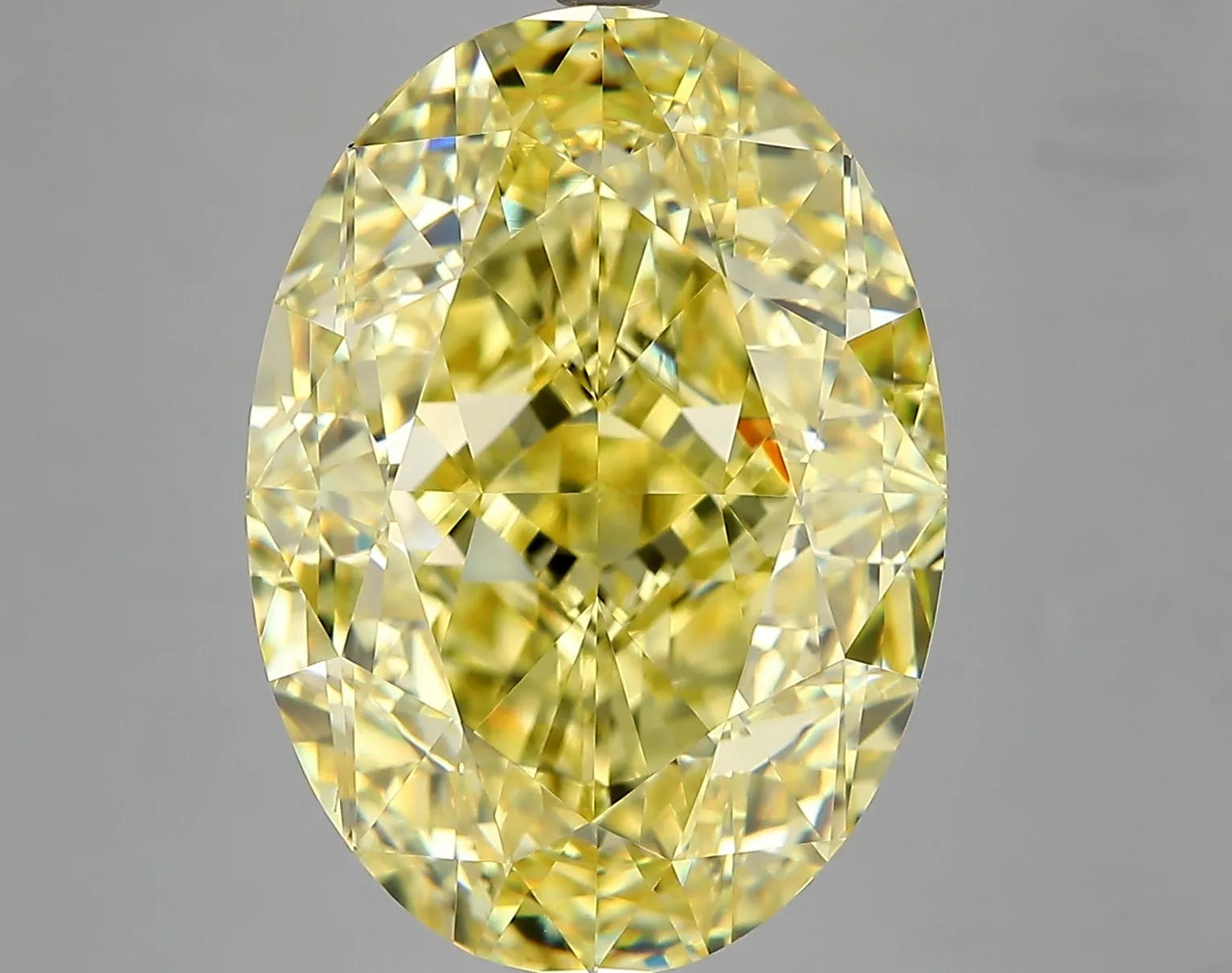 Oval 14.21 Yellow VVS2 MED