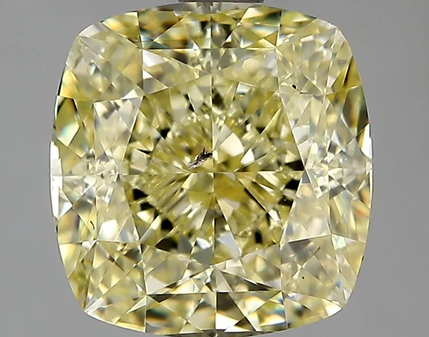 Cushion Brilliant 3.05 Yellow SI2 NON