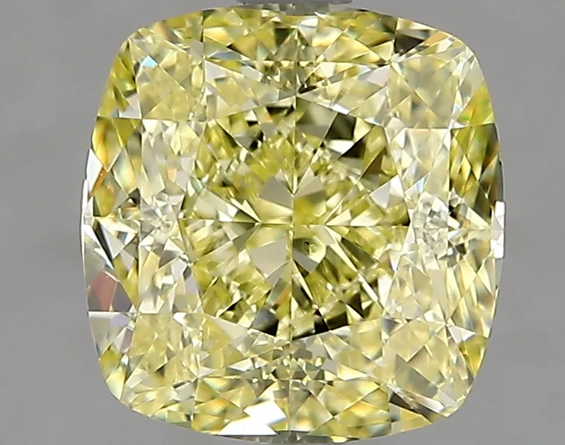 Cushion Brilliant 2.83 Yellow VS1 NON