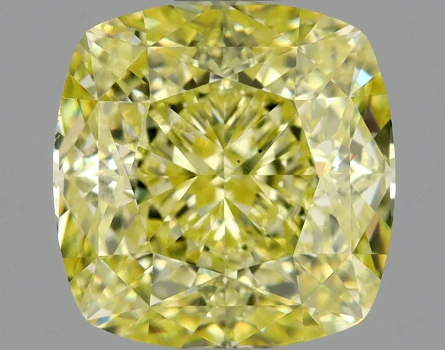 Cushion Brilliant 2.02 Yellow VS2 MED