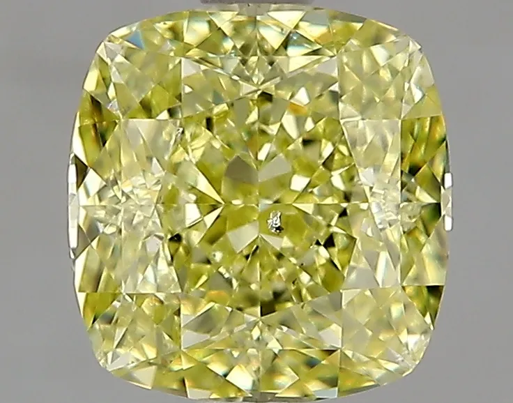 Cushion Brilliant 2.02 Yellow SI1 FNT