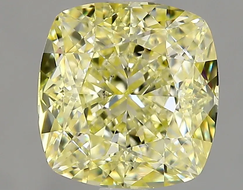 Cushion Brilliant 2.74 Yellow SI1 NON