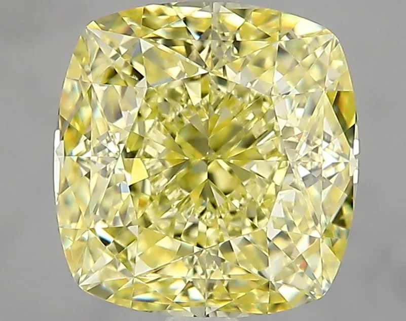 Cushion Brilliant 4.02 Yellow VS2 NON