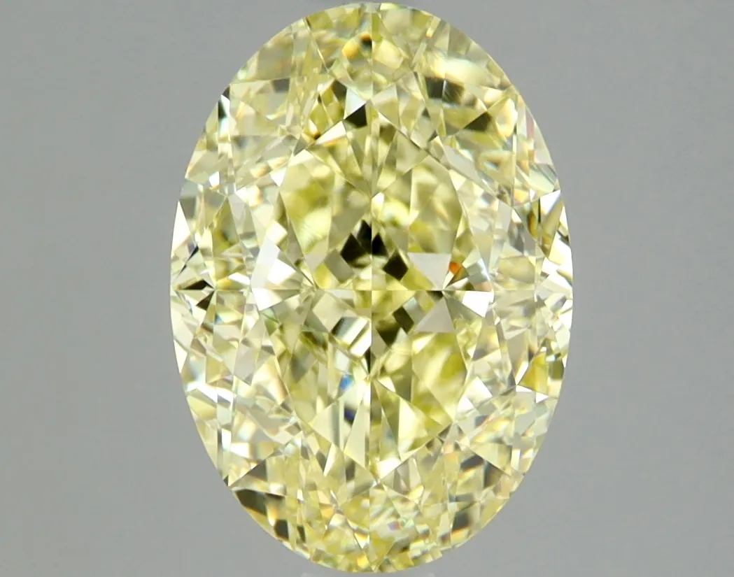 Oval 2.01 Yellow VVS1 MED