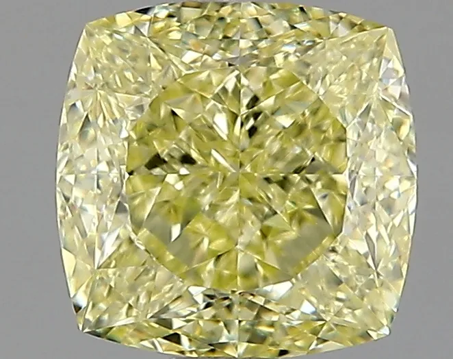Cushion Brilliant 1.38 Yellow VVS1 NON