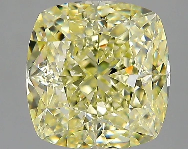 Cushion Brilliant 3.49 Yellow VVS1 NON