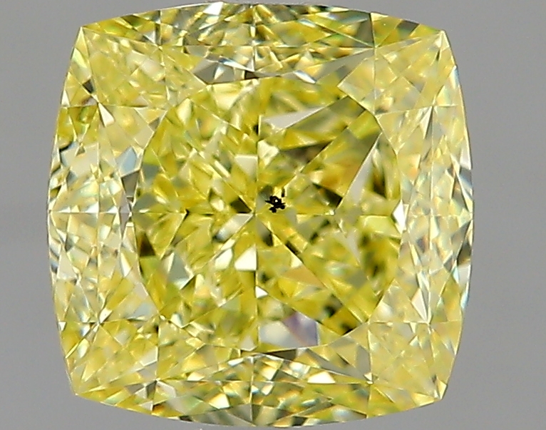 Cushion Brilliant 2.03 Yellow SI1 FNT