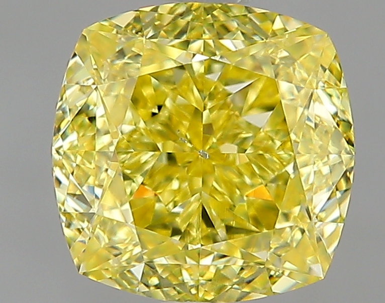 Cushion Brilliant 2.02 Yellow SI1 FNT