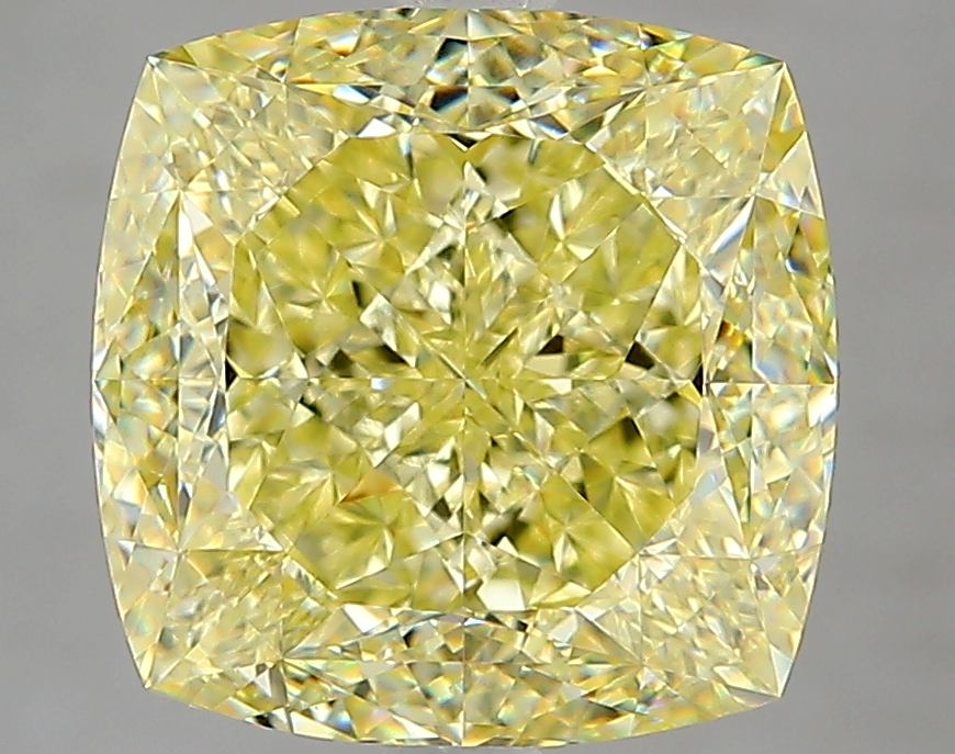 Cushion Brilliant 6.03 Yellow VVS2 NON