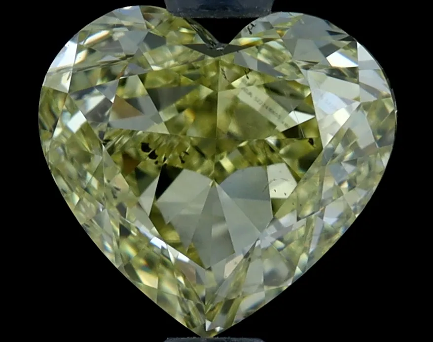 Heart 1.25 Yellow SI1 NON