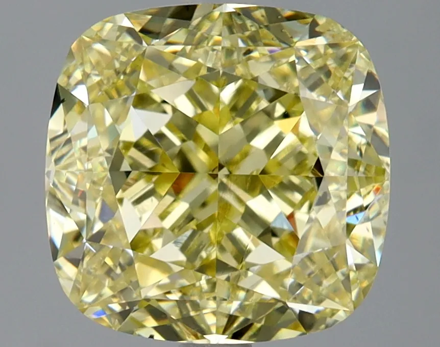 Cushion Brilliant 4.01 Yellow VS2 MED