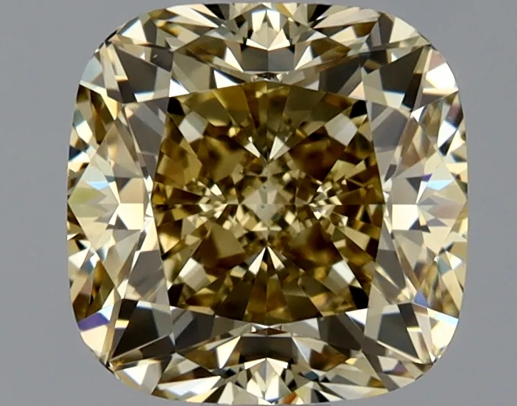 Cushion Brilliant 1.32 Yellow VS2 NON