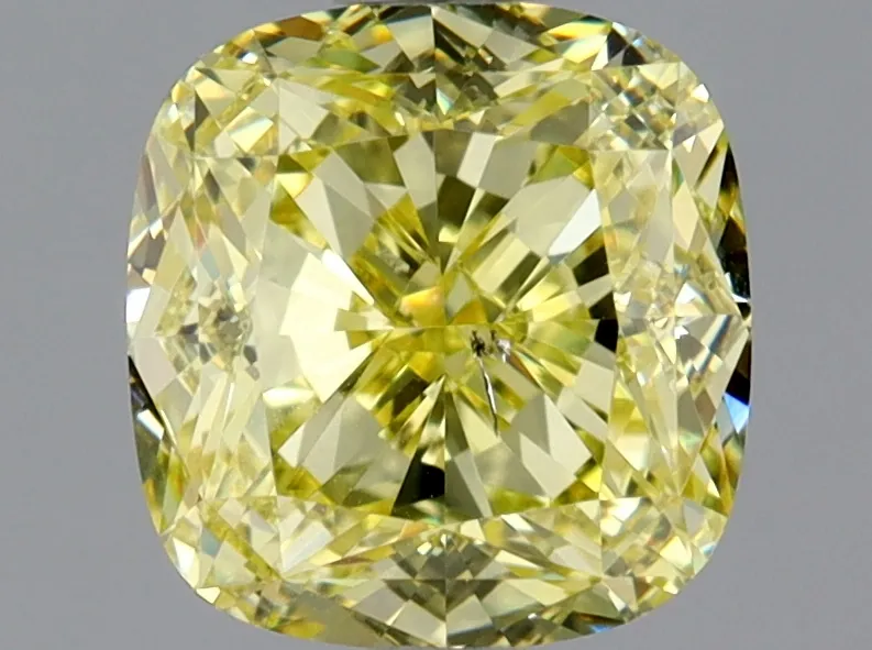 Cushion Brilliant 1.41 Yellow SI2 NON