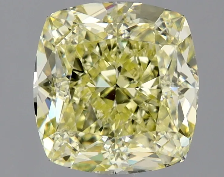 Cushion Brilliant 2.73 Yellow VS2 FNT