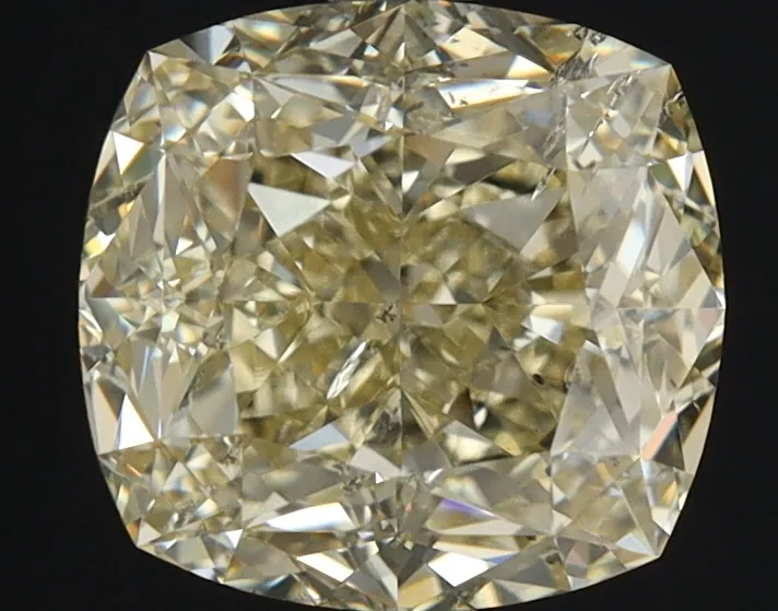 Cushion Brilliant 3.12 Blue SI2 FNT