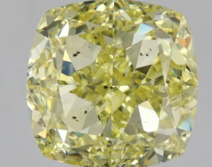 Cushion Brilliant 2.08 Yellow SI2 FNT