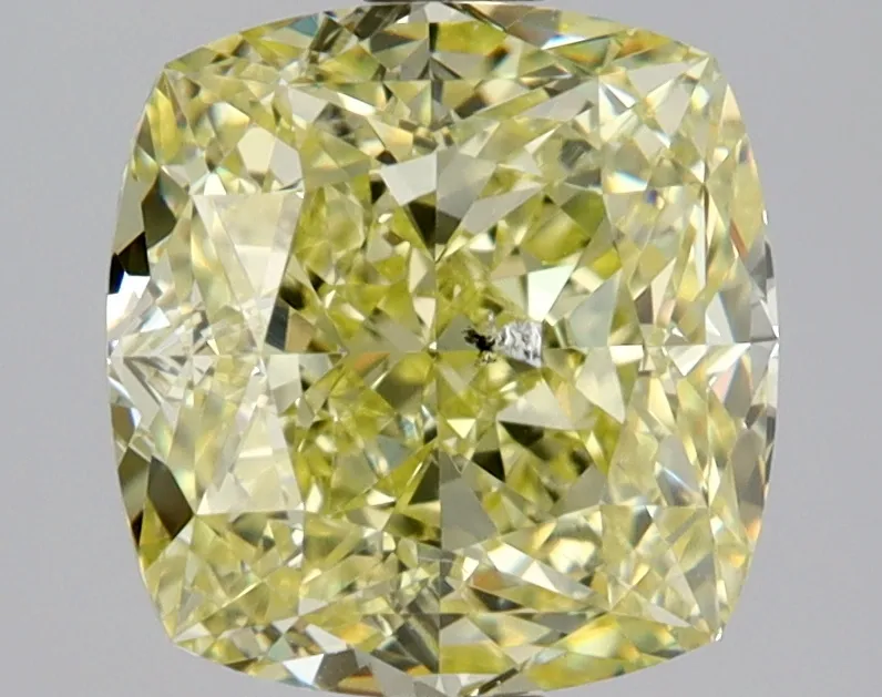 Cushion Brilliant 2.09 Yellow SI2 FNT