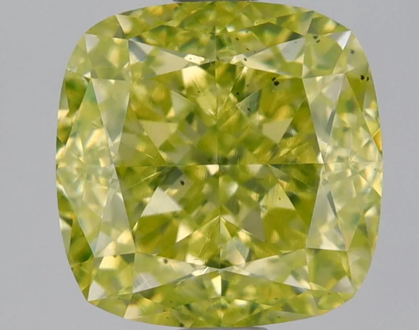 Cushion Brilliant 2.03 Yellow SI1 STG