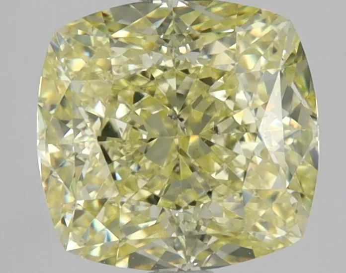 Cushion Brilliant 2.61 Yellow SI2 NON