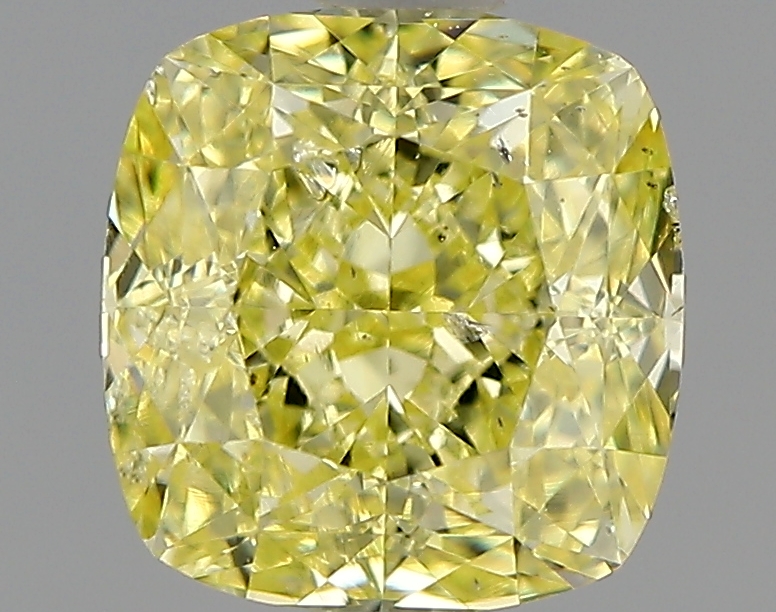Cushion Brilliant 1.31 Yellow SI2 MED