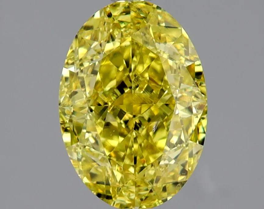 Oval 2.01 Yellow SI1 FNT