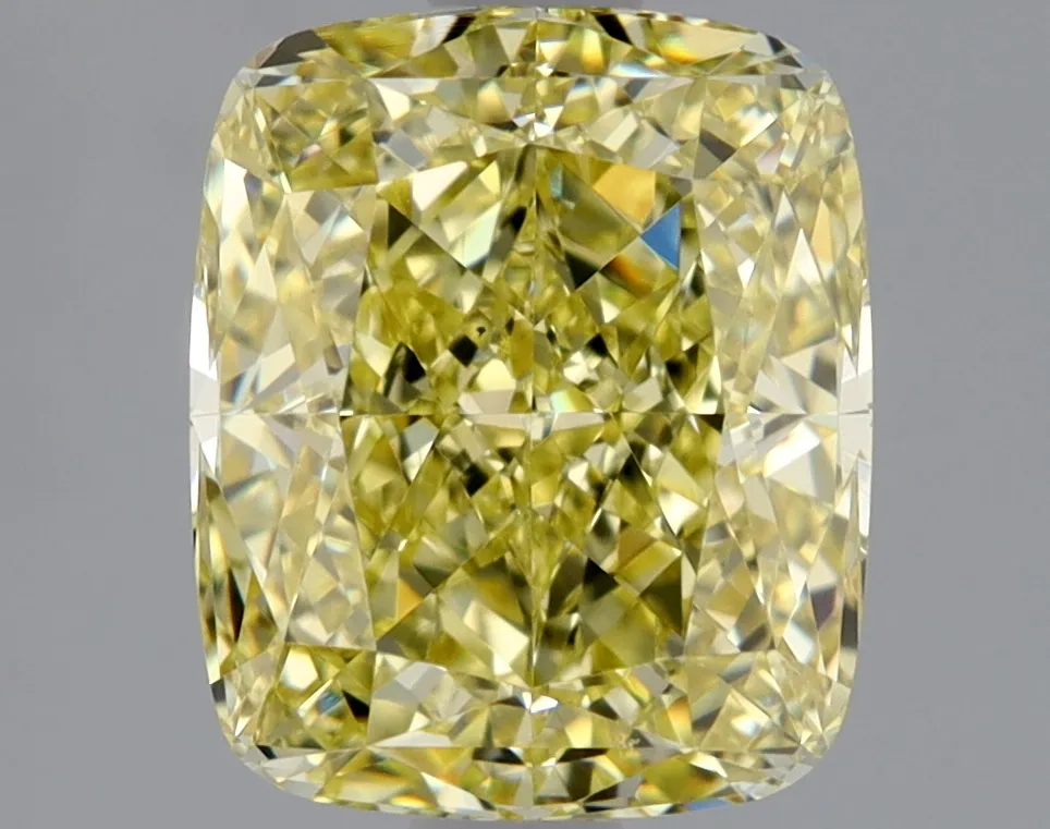 Cushion Brilliant 2.01 Yellow SI1 FNT
