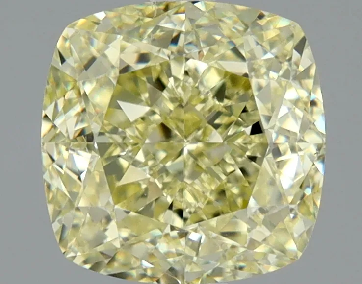 Cushion Brilliant 2.54 Yellow VS2 FNT