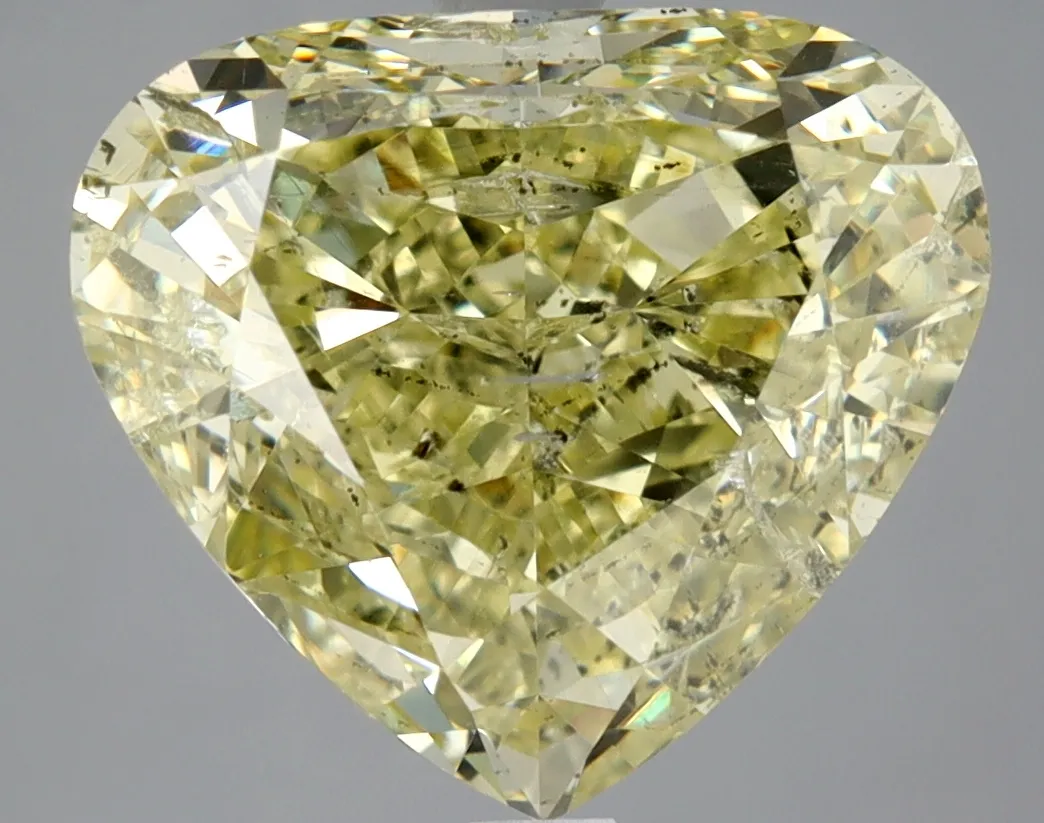 Heart 5.02 Yellow SI2 NON