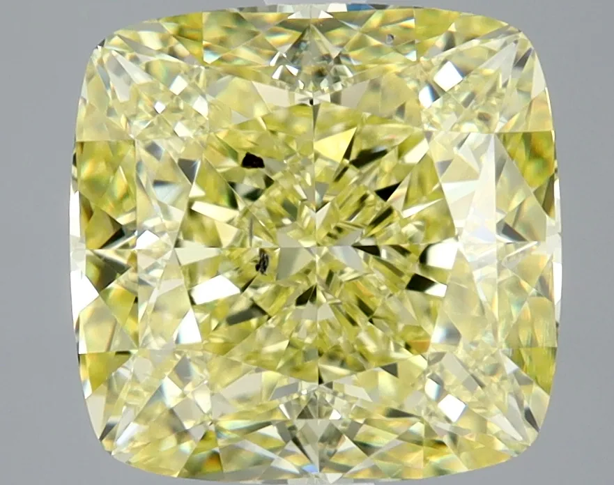 Cushion Brilliant 4.03 Yellow SI2 MED