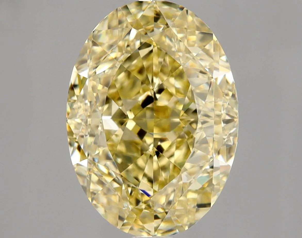 Oval 3.03 Yellow VVS2 MED