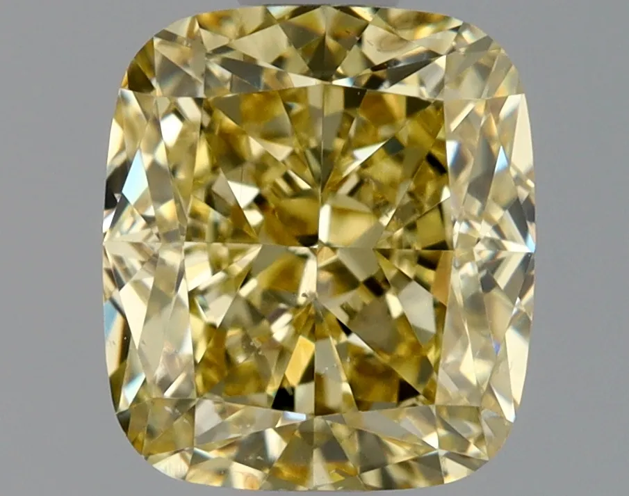 Cushion Brilliant 1.31 Yellow SI2 FNT