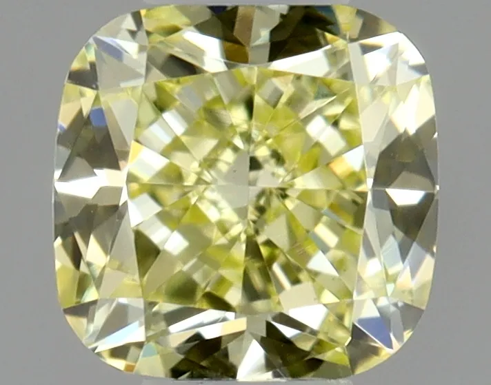 Cushion Brilliant 0.25 Yellow VVS2 MED