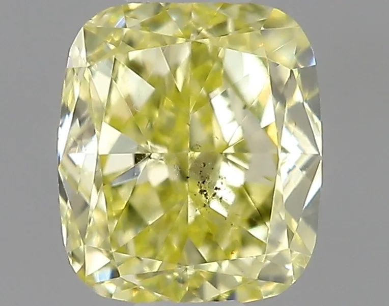 Cushion Brilliant 0.3 Yellow SI1 FNT