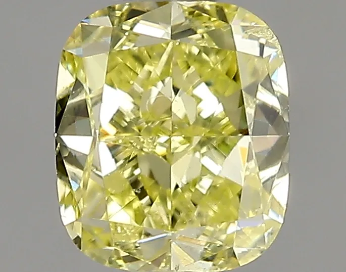 Cushion Brilliant 0.51 Yellow SI2 NON