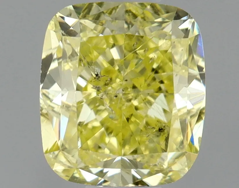 Cushion Brilliant 0.51 Yellow I1 FNT