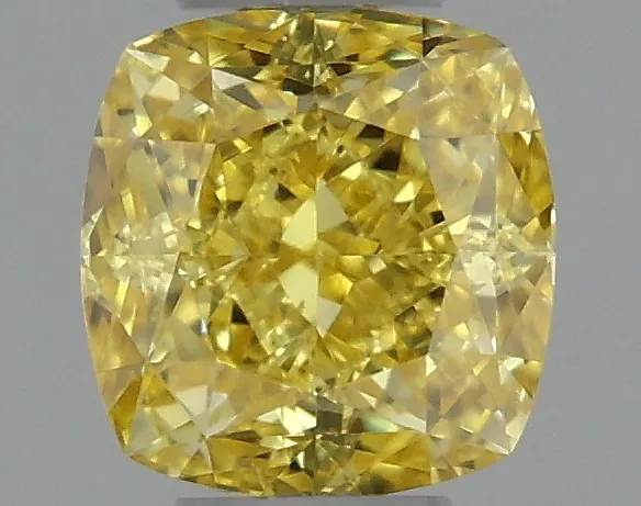 Cushion Brilliant 0.31 Yellow VS1 FNT