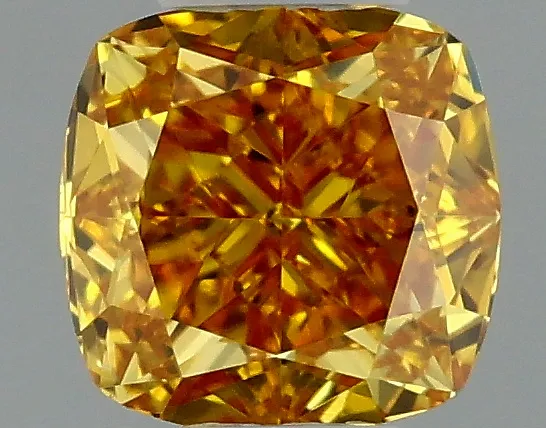 Cushion Brilliant 0.26 Orange VS1 FNT