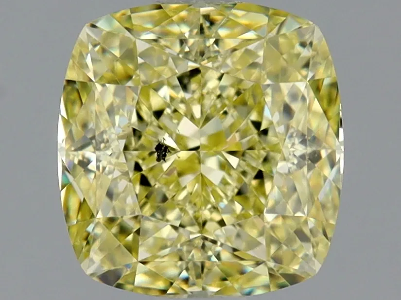 Cushion Brilliant 1.44 Yellow SI2 NON