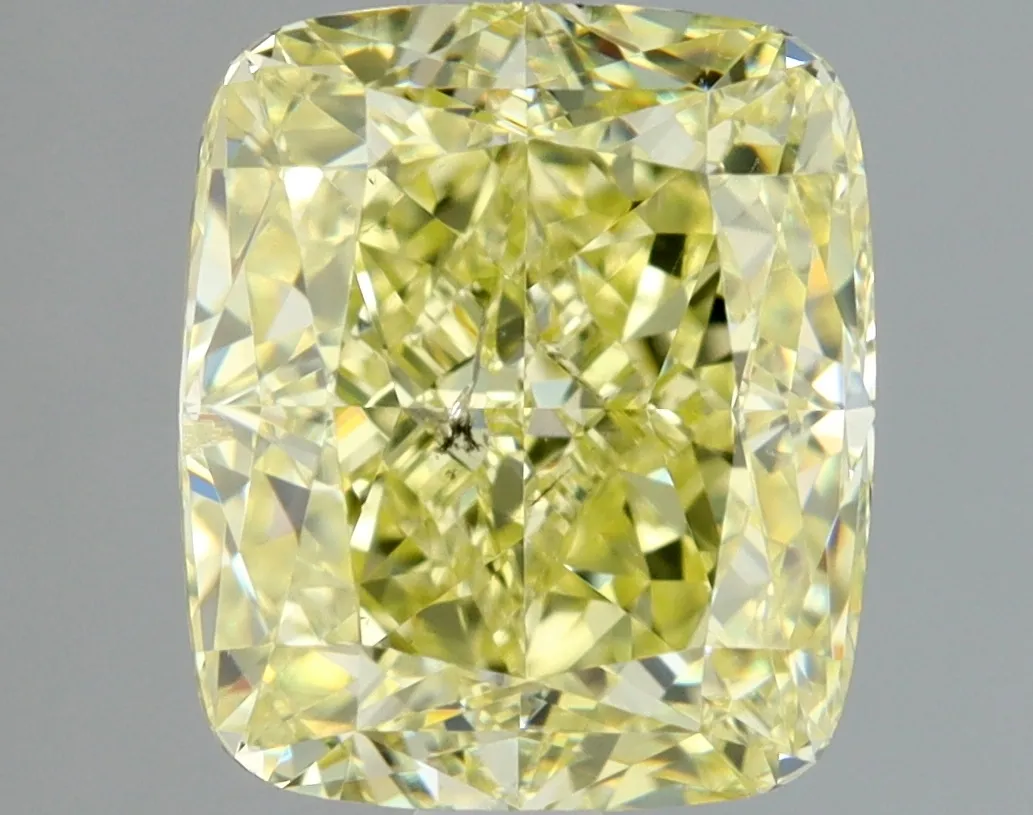 Cushion Brilliant 2.02 Yellow SI2 FNT