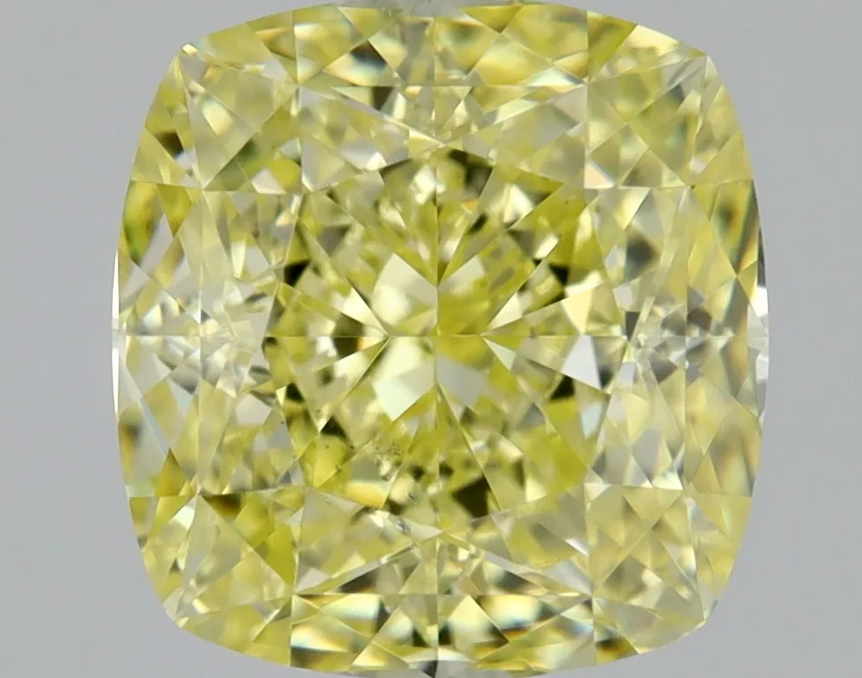 Cushion Brilliant 1.12 Yellow SI1 FNT