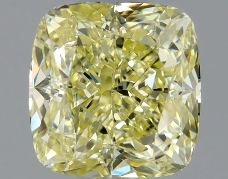Cushion Brilliant 0.53 Yellow VS2 FNT