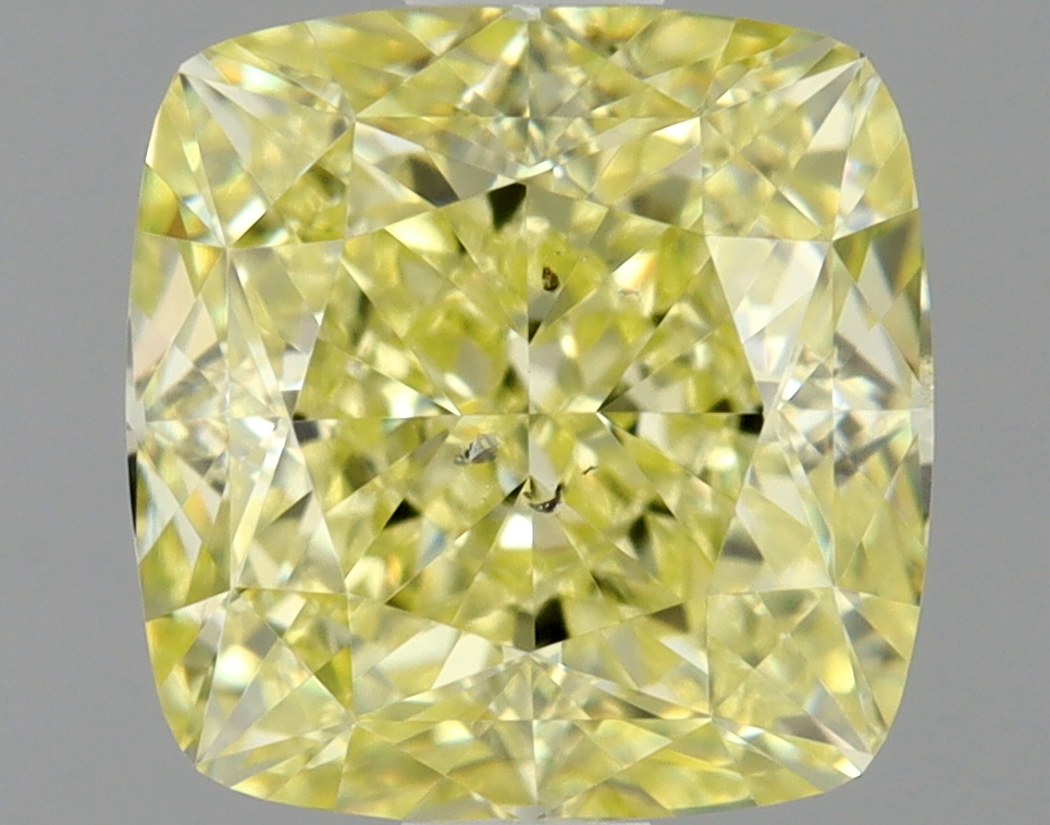 Cushion Brilliant 1.32 Yellow SI2 MED