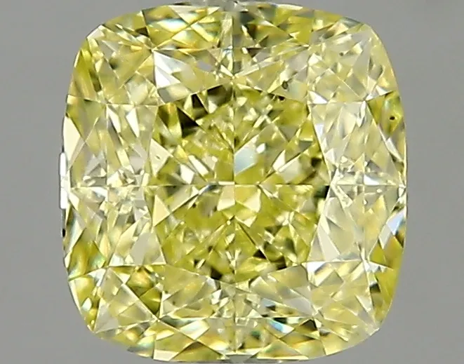 Cushion Brilliant 1.36 Yellow VS2 MED