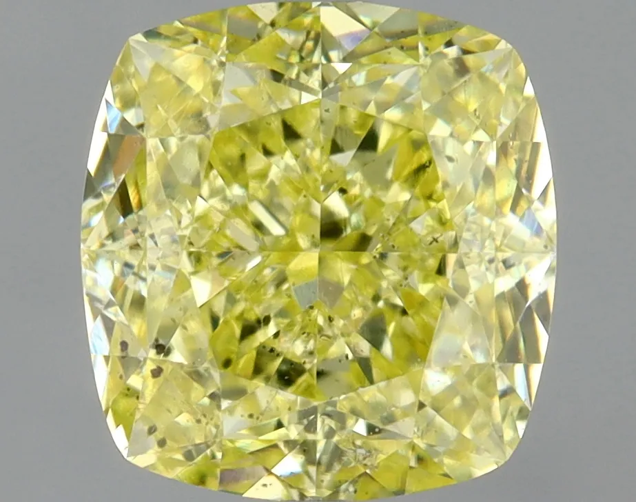 Cushion Brilliant 2 Yellow SI2 MED